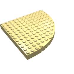 Lego 6162 Belville Brick Round Corner Light Yellow Jaune 5841 5845 5890 MOC