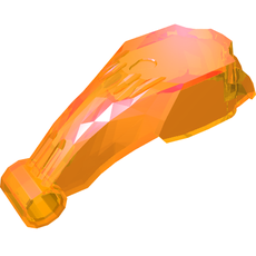 Animal Body Part, Hand / Paw 2 x 6 x 2 1/2 with Claws and Technic Hole (15101)