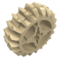 Technic Gear 20 Tooth Double Bevel with Axle Hole Type 1 [+ Opening] (18575)