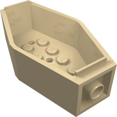 Sarcophagus / Coffin 2 x 4 x 6 Bottom (30163)