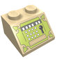 Slope 45° 2 x 2 with Sand Green Cash Register Print