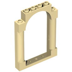 Panel 1 x 6 x 7 with 2 Columns and Arch (40066)