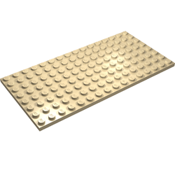 Solformørkelse sammen skade LEGO PART 92438 Plate 8 x 16 | Rebrickable - Build with LEGO