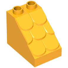 Duplo Brick 3 x 2 x 2 Slope Shingled (15580)