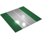 Baseplate 32 x 32 with 7-Stud Straight with Plain Narrow Runway / Road Print