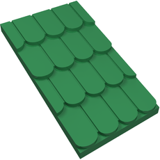 Fabuland, Roof Slope without Top Hole (4323)