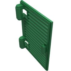 Window 1 x 2 x 3 Shutter with Hinges and Handle (60800a)