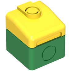 Duplo Train Cabin End with Yellow Top (6409c01)