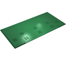 Baseplate 16 x 32 with Warehouse Stud Print [341] (811)