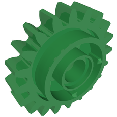 Technic Gear 20 Tooth with Clutch on Both Sides (81346)