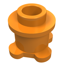 Belville / Scala, Brick Round 1 x 1 x 2/3 Round (33286)