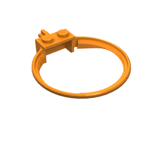 Sports Hoop with 2 Studs and Axle (43373)