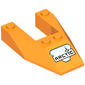 Wedge Sloped 6 x 4 Cutout, No Stud Notches with Arctic Logo Print
