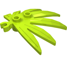 Plant, Leaves 6 x 5 Swordleaf with Clip [Thick Open O Clip] (10884)