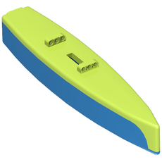 Boat / Pontoon 36 x 7 x 7 with Blue Bottom (65781)