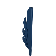 Creature Body Part, Wing 9L with Stylized Feathers (11091)