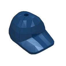 Hat / Cap Short Curved Bill with Seams and Hole on Top (11303)