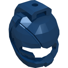 Helmet Space with Air Intakes and Hole on Top (22380)