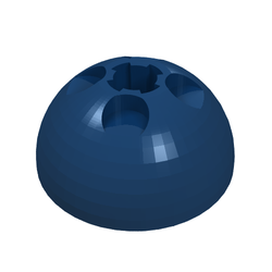Dome Hemisphere 3 x 3 Ball Turret