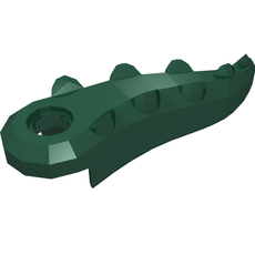 Animal Body Part, Alligator / Crocodile Tail with Hole (18906)