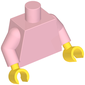 Torso, Bright Pink Arms, Yellow Hands [Plain]
