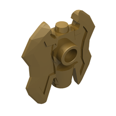 Weapon Axe Head with Twin-Blade (11096)