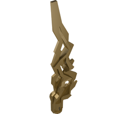 Large Figure Weapon Accessory, Flame / Lightning Bolt with Axle Hole (11302)