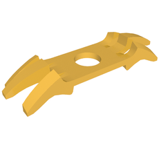 Minifig Neckwear Shoulder Pads with Spikes (12618)