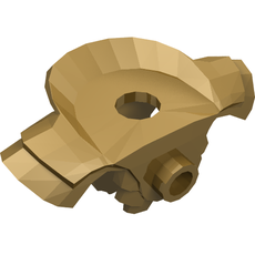 Minifig Neckwear Armour Breastplate with Shoulder Pads and Axle Hole on Back (15066)
