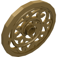 Ornate Carriage Wheel [43.2mm] (15744)