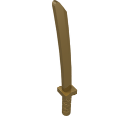 Weapon Sword / Katana / Shamshir with Capped Pommel [Square Guard] (21459)