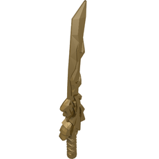 Weapon Sword Katana with Dragon Guard (The Sword of Fire) (93055)