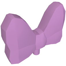 Headwear Accessory Bow Large with Small Pin [Plain] (24634)