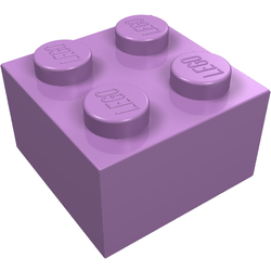 LEGO part LDraw render in color 30 - Medium Lavender LEGO part LDraw render in color 30 - Medium Lavender