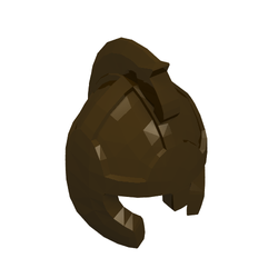 Helmet with Cheek Protection and Horsehead Comb (Rohan Style)