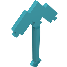 Tool Pickaxe Blocky, Double (18789)