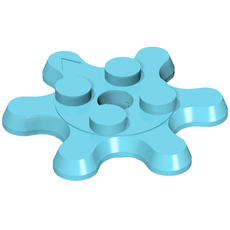 Plate Special 2 x 2 Splat Gear, 6 Teeth (35442)