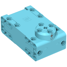 Motor, Large Angular, SPIKE, White Housing, White Wire (54675)