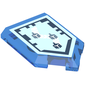 Tile Special 2 x 3 Pentagonal with Nexo Power Shield Print - Beam Jump