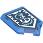 Tile Special 2 x 3 Pentagonal with Nexo Power Shield Print - Ship Wrecker