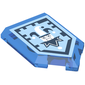 Tile Special 2 x 3 Pentagonal with Nexo Power Shield Print - Sir Tauntalot