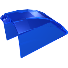 Windscreen 8 x 4 x 5 Curved with 2 Fingers (30649)