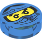 Tile Round 1 x 1 with Ninjago Trapped Jay Print