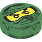 Tile Round 1 x 1 with Ninjago Trapped Lloyd Print