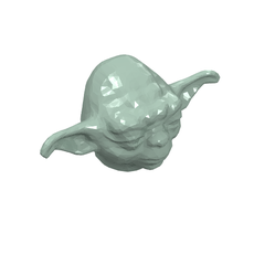 Minifig Head Special, Yoda (41880)