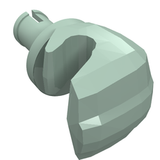 Hand Troll, Left with Technic Pin (60641)