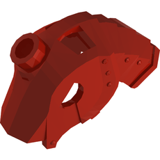 Animal / Creature Accessory, Horse Battle Helmet, Stud on Top Type 2 (13745)