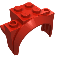 Wheel Arch, Mudguard 4 x 2 1/2 x 2 1/3 (18974)