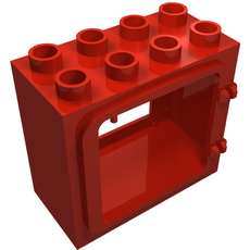 Duplo Door / Window Frame with Raised Door Outline (2332)