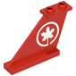 Tail 4 x 1 x 3 with White Air Canada Logo Print on Both Sides (611-2)